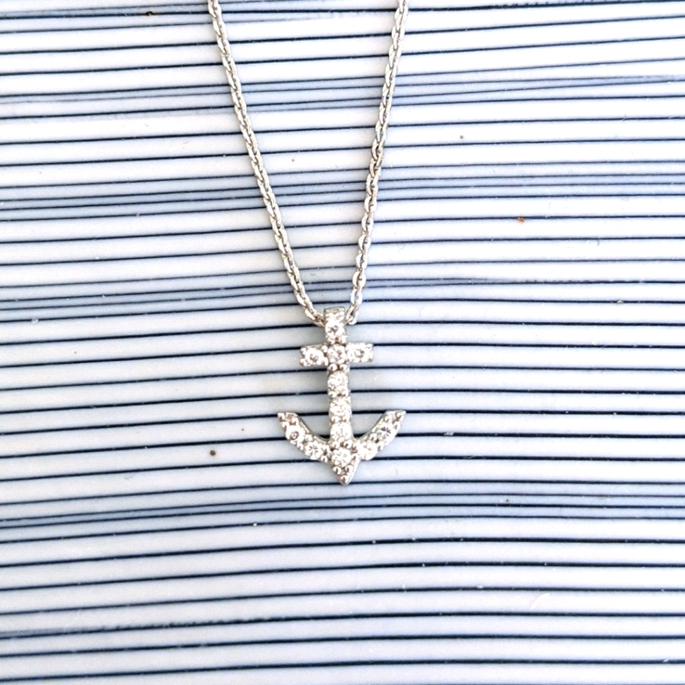 Sterling Silver Anchor Pendant